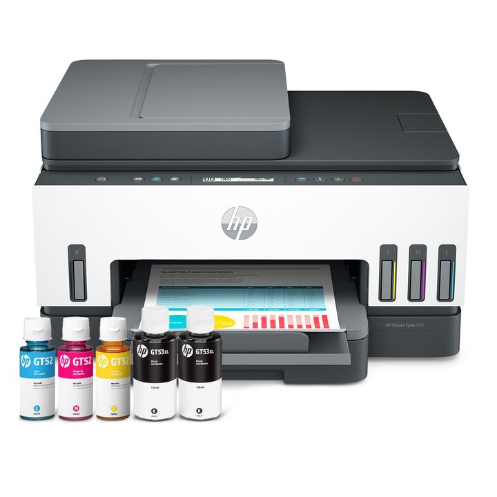 Impresora Hp Multifuncion Smart Tank 750 6uu47a Wi-fi - Vista principal