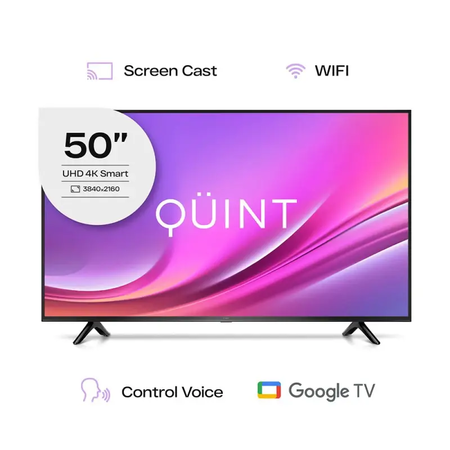 Smart Tv Quint 50 Pulgadas Uhd Qt-50Uhd20312-257 Google Tv