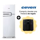 Combo Heladera Whirlpool Wrm39cb Freidora De Aire Techgo 5l Blanco - Miniatura 2