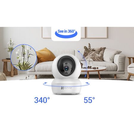 CAMARA DE SEGURIDAD EZVIZ INTERIOR H6C 4MP 2K (303102942)