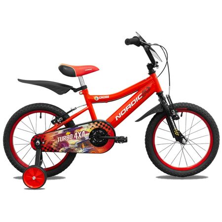 Bicicleta Varon Cross Nordic 17755 R16 Rojo