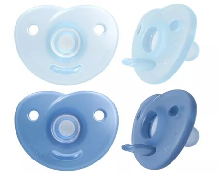 Set X 2 Chupetes Soothie 0-6M Azul Avent SCF099/21