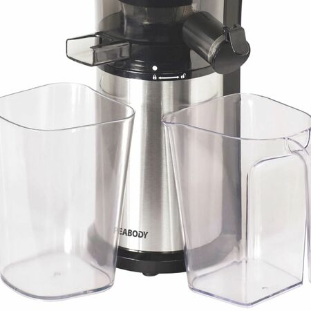 Juguera Eléctrica Peabody Pe-sj10 Slow Juicer Color Negro/Acero inoxidable