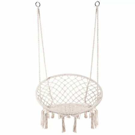 Hamaca Colgante de Tejido Blanca South Port by Gadnic HAMMO400 para Interior