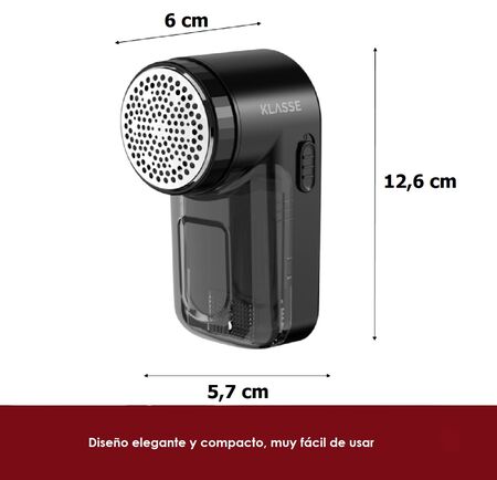 Quitapelusas eléctrico Klasse. Removedor Saca pelusa. (KS1001BK)