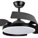 Ventilador De Techo Protalia Rectractil Negro - Miniatura 3