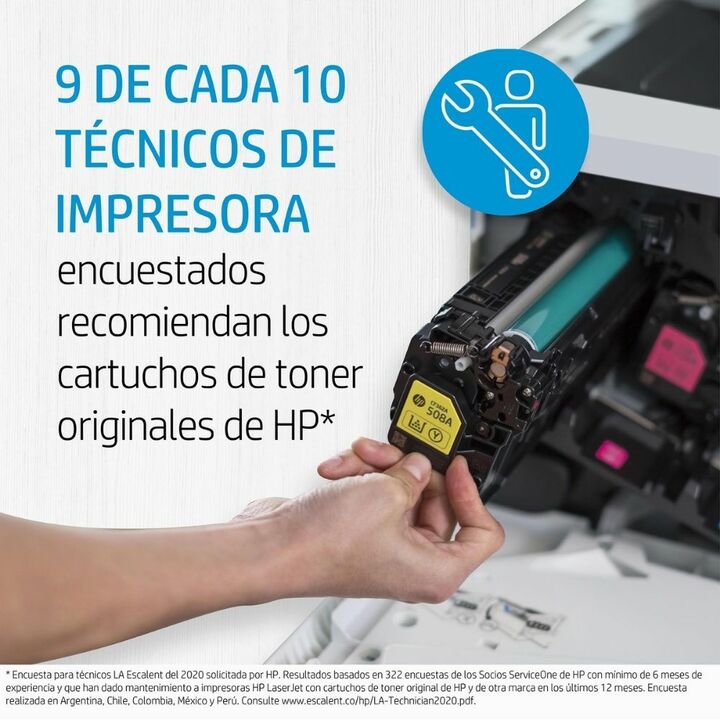 Tóner Hp 201a Amarillo Laserjet Original Cf402a  - Vista 6