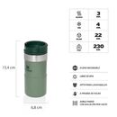 Botella Termica Classic Neverleak Tm Mug Verde 251Ml Stanley 10-09856-011 - Miniatura 3