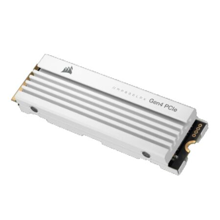 Disco SSD M.2 Corsair 1TB MP600 PRO LPX PCIe Gen4 x 4 NVMe p|PS5 White