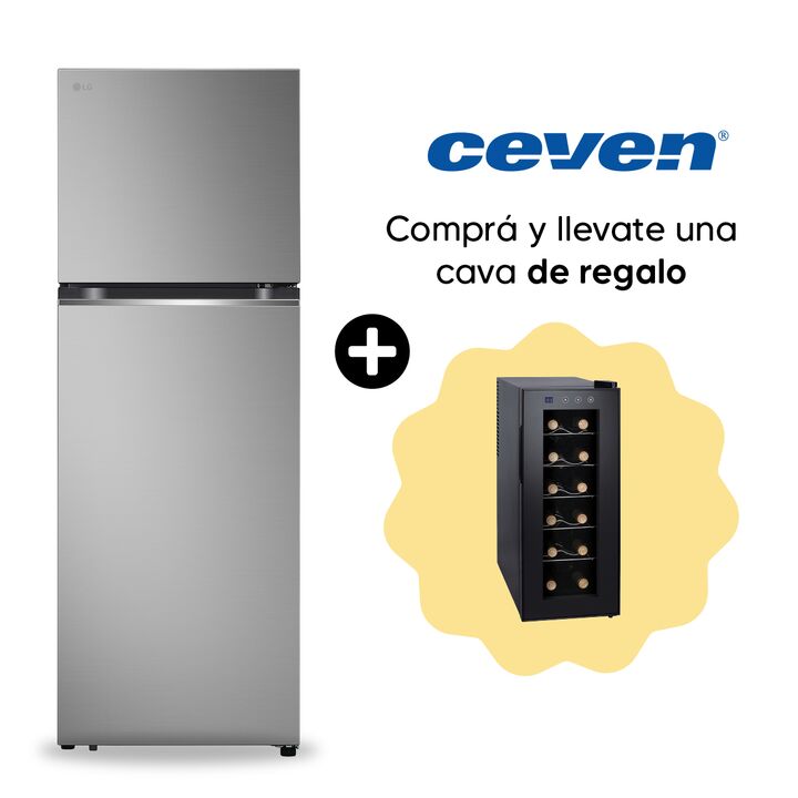 Combo Heladera LG Inverter 335l Cava Techgo Para 12 Botellas - Vista 2