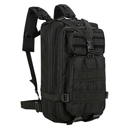 Mochila Táctica Negra Gadnic Militar Compartimentos Varios 45L