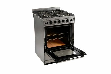 Cocina Florencia 5838S SEMI INDUSTRIAL ENCENDIDO LUZ 56CM ACERO INOX