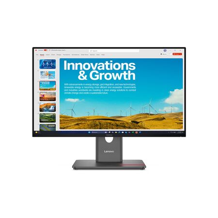 Monitor 24 Lenovo P24QD40 Con Docking Negro