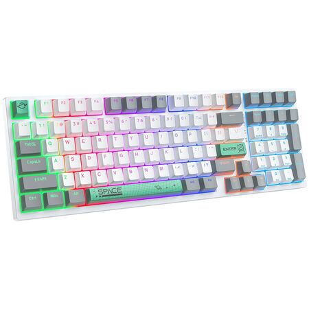Teclado Mecanico Gamer Blanco Onikuma G38 98 Teclas Con Cable