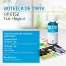 Botella de Tinta Hp Gt52 Cian Original M0h54al Deskjet Gt 5820 8000 Pag - Miniatura 2