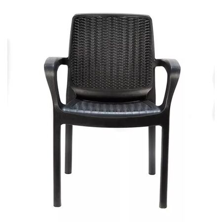 Silla Vos 2000 Ratan Apoya Brazos Grafito