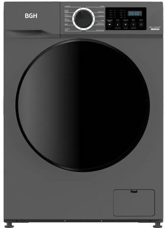 Lavarropas Automatico Bgh Inverter Bwfe08S24Ar 8Kg 1400Rpm Inox