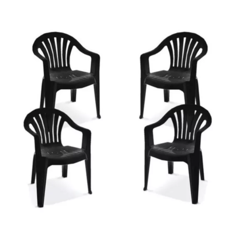 Combo x4 Sillones PVC Lautaro Quality Plastic