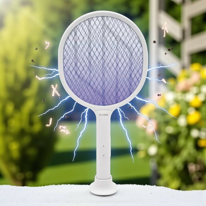 Raqueta Mata Mosquitos Recargable usb Con Base Klasse (KS2400) - Vista 10