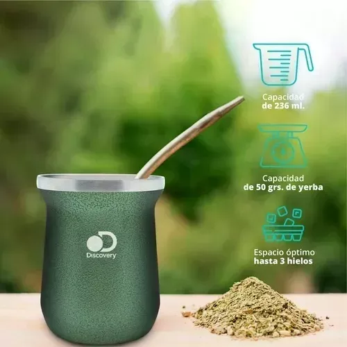 Mate Acero Inoxidable Térmico Discovery 236ml Doble Capa - Vista 2