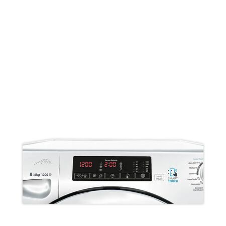 Lavasecarropas Candy GVSW286T 8kg lavado 6kg secado por calor 1200RPM