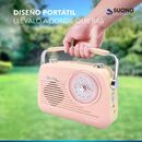 Radio Porttil Suono Bluetooth Vintage Retro Parlante Usb Aux Recargable - Miniatura 16