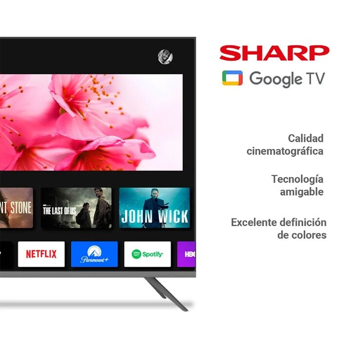 Combo Smart TV LED 43 Sharp 2T-C43FG6L Full HD + Soporte LCD Wall Mount 26" a 63" de Regalo - Vista 4