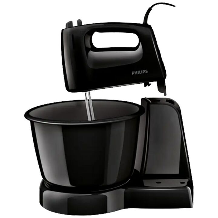 Batidora Philips Hr7100/90 3V Con Bowl 250W Negra - Vista 1