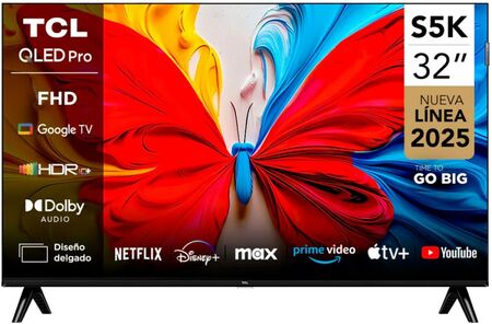 Smart Tv Qled Tcl 32 Pulgadas Fhd 32S5K-F Go
