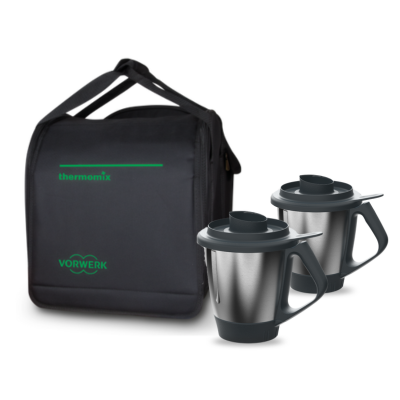 Combo 2 Vasos Completos Thermomix + Bolso Negro