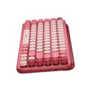Teclado Logitech Pop Keys Mecanico Coral Rose 920-010715 - Miniatura 2