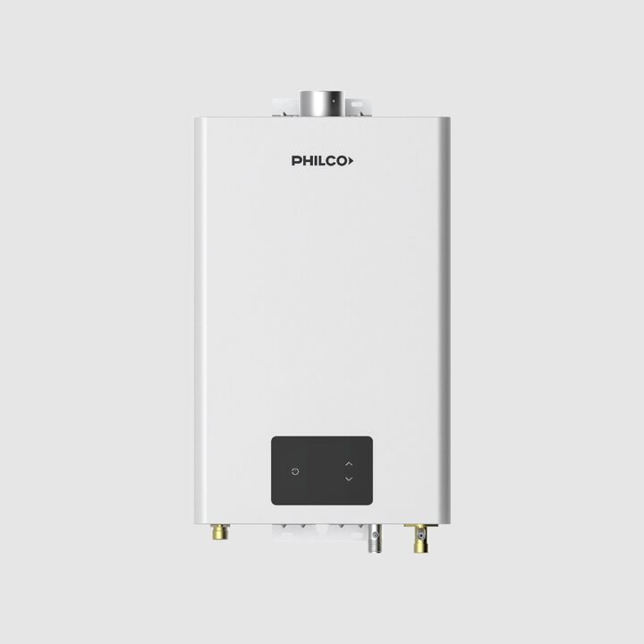 Calefón Philco PHCA14B 14L Gas Natural Sin llama piloto Tiro Forzado Blanco clase A - Vista principal