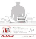 Pastalinda Maquina Clasica 200 Para Pastas Caseras Blanco - Miniatura 4
