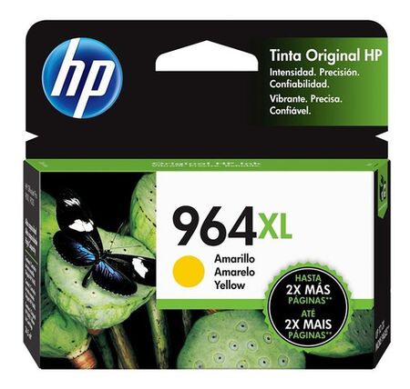 Cartucho De Tinta Hp 964xl 3ja56al Amarillo Original 9020
