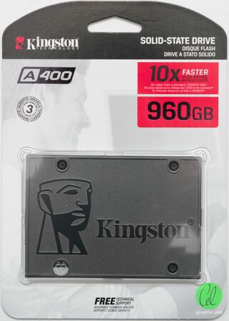 Disco de Estado Solido 960GB Kingston A400 SATA III 2.5
