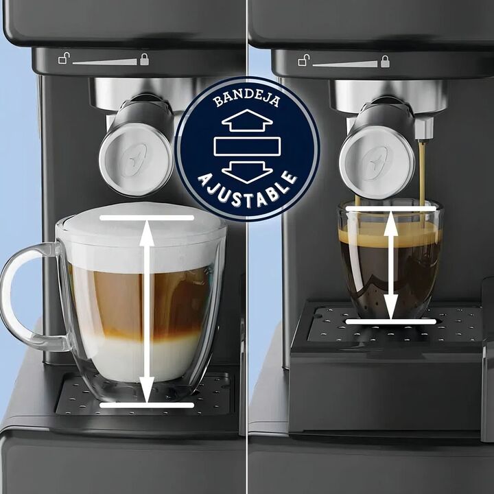 Oster PrimaLatte EM6603B Negro Cafetera Espresso De 15 Bares - Vista 3