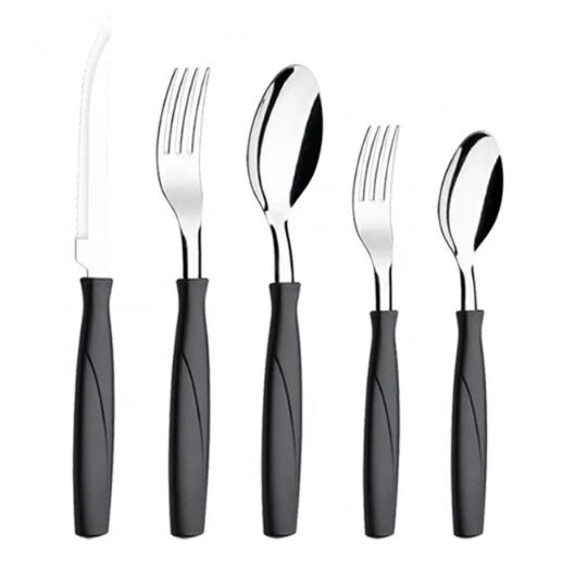 Juego De Cubiertos 30 Piezas -Negro Brinox 6000718 - Vista principal