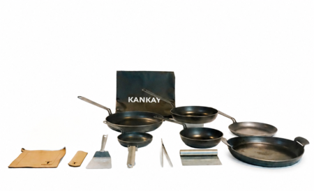 Batería de cocina Carbonada Kankay 14 piezas antiadherentes