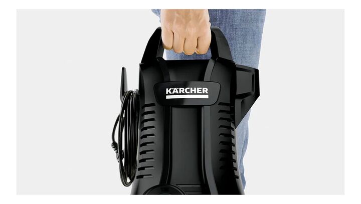 Hidrolavadora eléctrica Kärcher K2 Basic Black negra de 1200W con 11MPa de presión máxima - 50Hz/60Hz - Vista 4