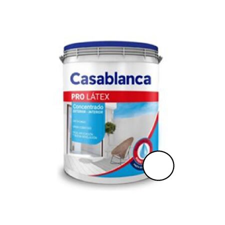 Pintura Casablanca Pro Látex Concentrado Interior/Exterior 10 Lts