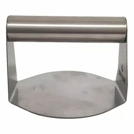  Prensa Pisa Hamburguesa Acero Inox. 11 Cm Liviano Brogas