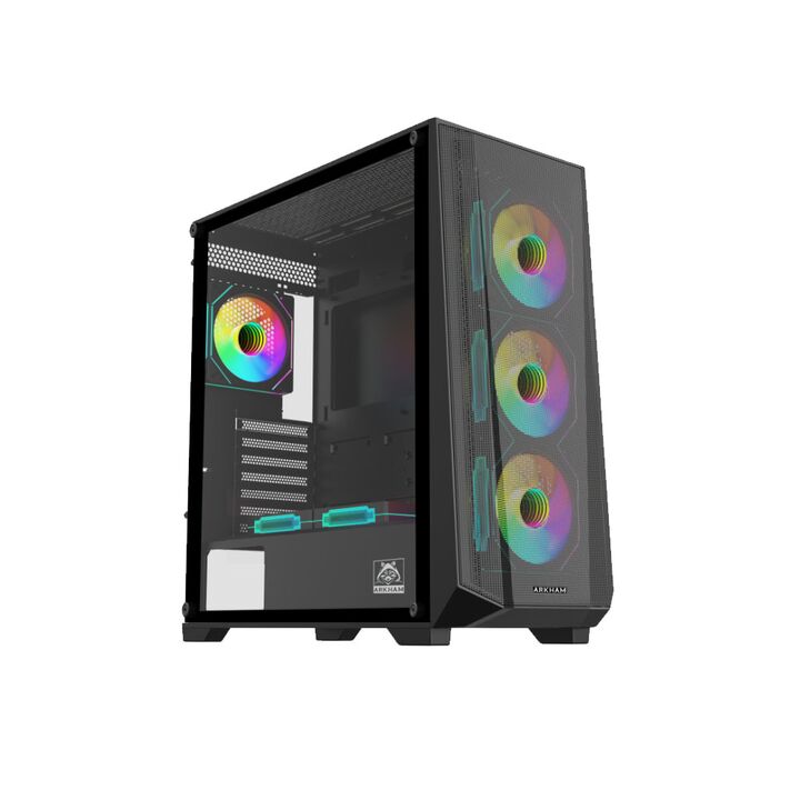 Gabinete Arkham Pygma 6 Fan ARGB ATX - Vista principal