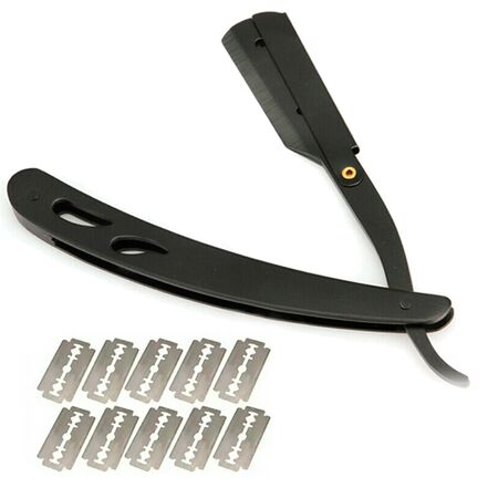 Porta Navaja Negra Gadnic Barbería Peluquería Metal