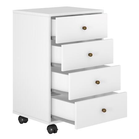 Mesa de noche Presence - Blanco - DEMOBILE