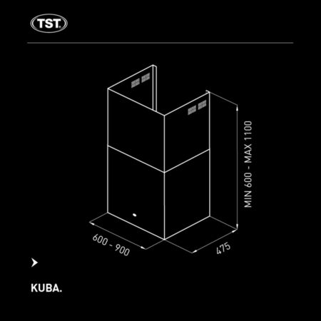 Campana de cocina TST Kuba - 60cm
