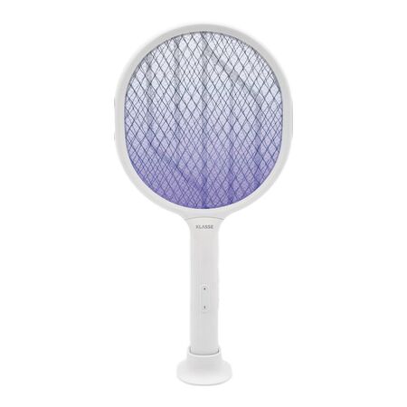 Raqueta Mata Mosquitos Recargable usb Con Base Klasse (KS2400)