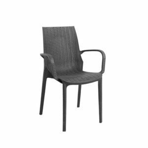 Silla Plástica Simil Ratán Melody Quality Plastic