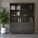 Modular Minimal Nogal L.|negro M. Tables - Miniatura 2