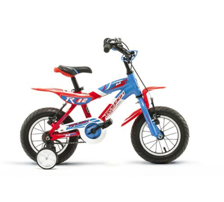 Bicicleta Raleigh MXR12 / Rojo/Azul / Frenos V-Brake / Cuadro de aluminio / 1Vel. / Rodado 12"