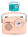 Radio Porttil Suono Bluetooth Vintage Retro Parlante Usb Aux Recargable - Miniatura 26
